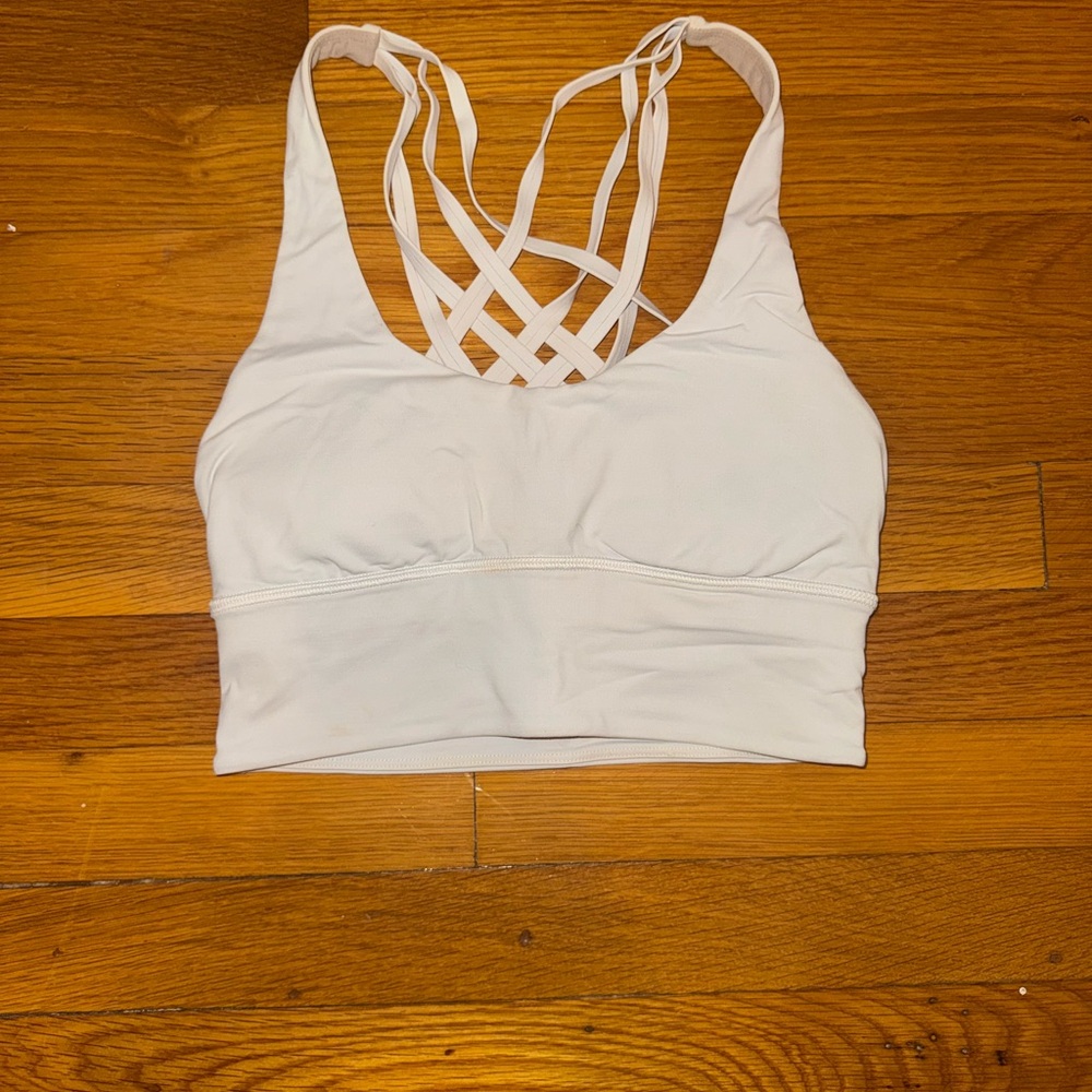 Lululemon Athletica White Sports Bra